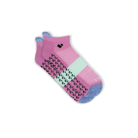 Blue Grippy Performance Ankle Sock