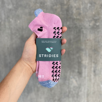 Pink Grippy Performance Ankle Sock