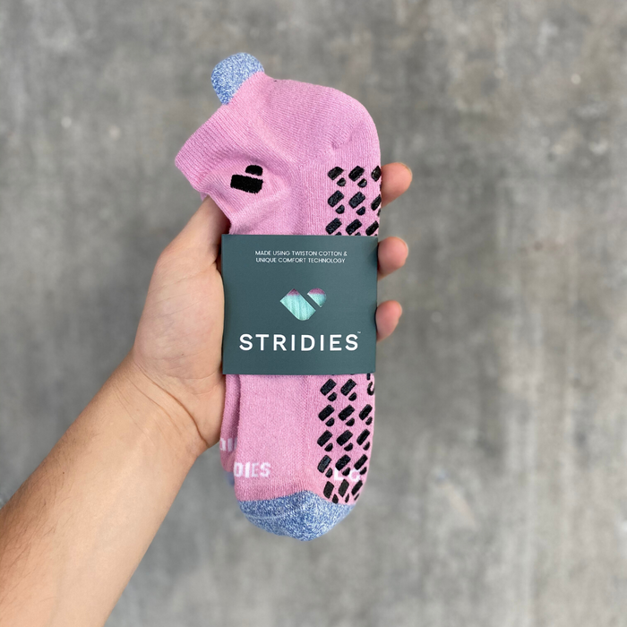 Pink Grippy Performance Ankle Sock