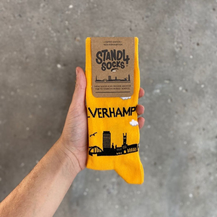 Wolverhampton Gold Skyline Sock