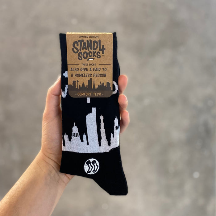 Liverpool Skyline Sock